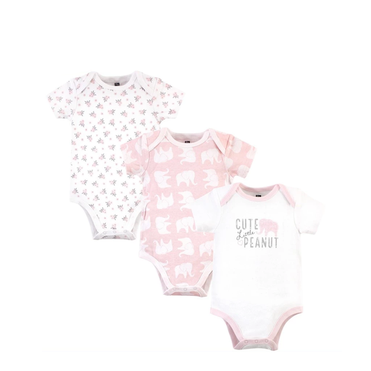 Hudson Baby 3 Pack Onesies Bodysuit (58348)