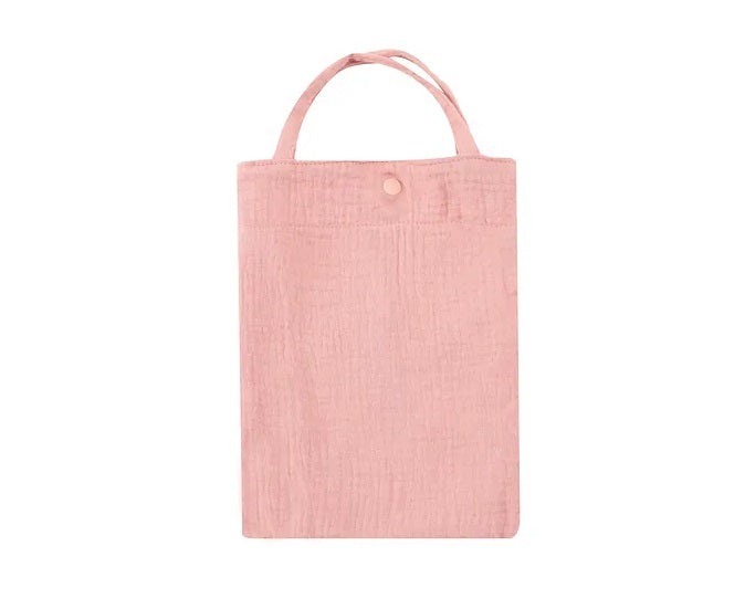 Infancie Organic Muslin Nursing Cover with Storage Pouch