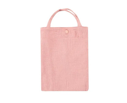 Infancie Organic Muslin Nursing Cover with Storage Pouch