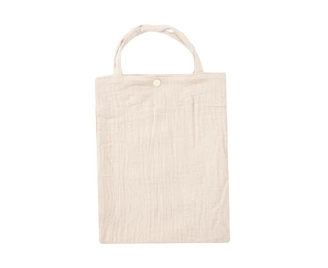 Infancie Organic Muslin Nursing Cover with Storage Pouch