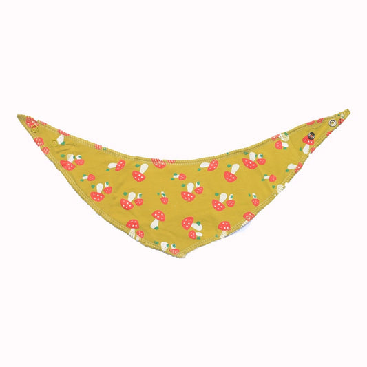 Top Baby Bandana Feeding Bib 1pc - Green Mushrom