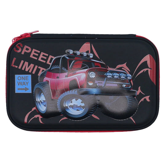 3D Pencil Case EVA Hard Top Shell Monster Truck PC80