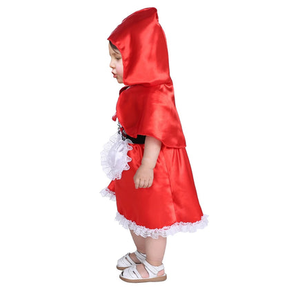 Cute Little Baby Fancy Dress Costume - Little Red Hood Baby T-0007