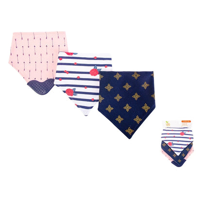 Yoga Sprout 3 Pack Bandana Bib with Teether Wild Floral 93012