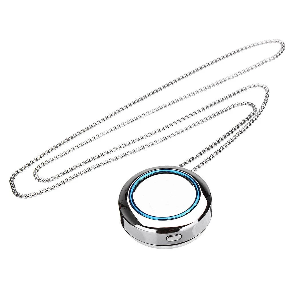 Personal Air Purifier Necklace less 60% off - Silver Blue Lining