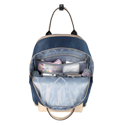 Colorland Kenzie Pack and Go Baby Travel Diaper Backpack (BP246-B/Navy Blue)