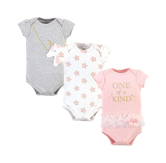 Little Treasure 3 Pack Toddler Onesies Bodysuit - One of a Kind (72823)