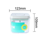 Load image into Gallery viewer, Ankou Airtight 1 Touch Button Clear Container With Scoop and Holder 850ml (Square)
