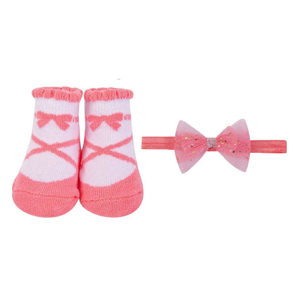 BEBE Comfort Baby 2-Piece Headband and Socks Set SP71044