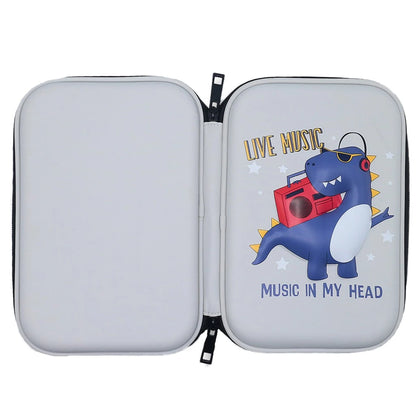 3D Pencil Case EVA Hard Top Shell Music In My Head PC51