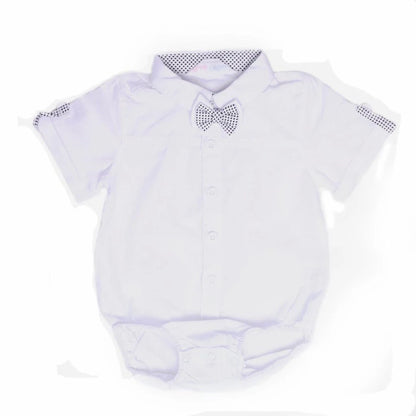 Baby Polo Bodysuit (Black) 675