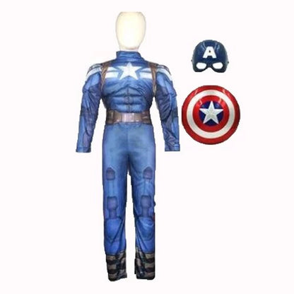 Captain America Winter Soldier Deluxe Stealth Child SuperHero Costume