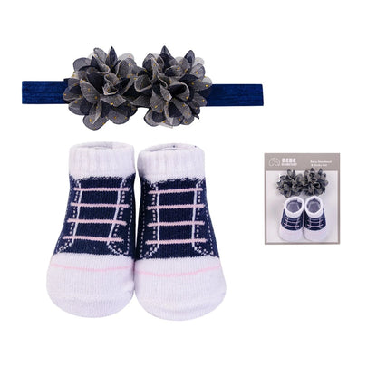 BEBE Comfort Baby 2-Piece Headband and Socks Set SP71040