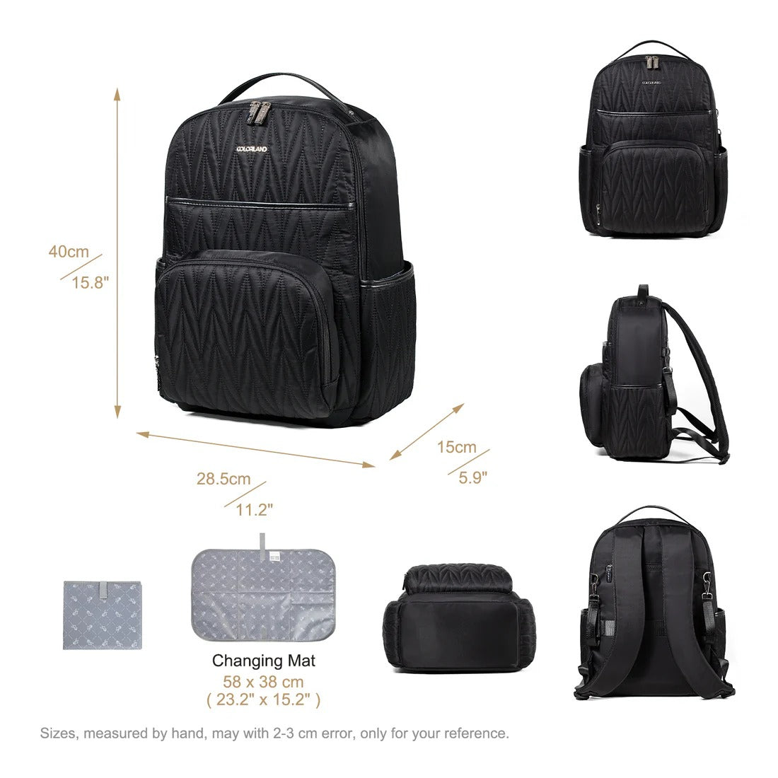 Colorland Easy On The Go Diaper Backpack (BP250)