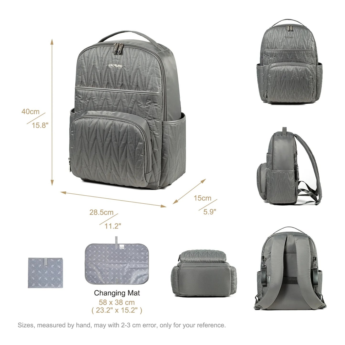 Colorland Easy On The Go Diaper Backpack (BP250)