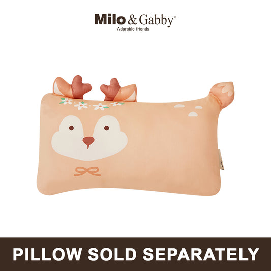 Milo & Gabby Mini Pillow Case - Bambi