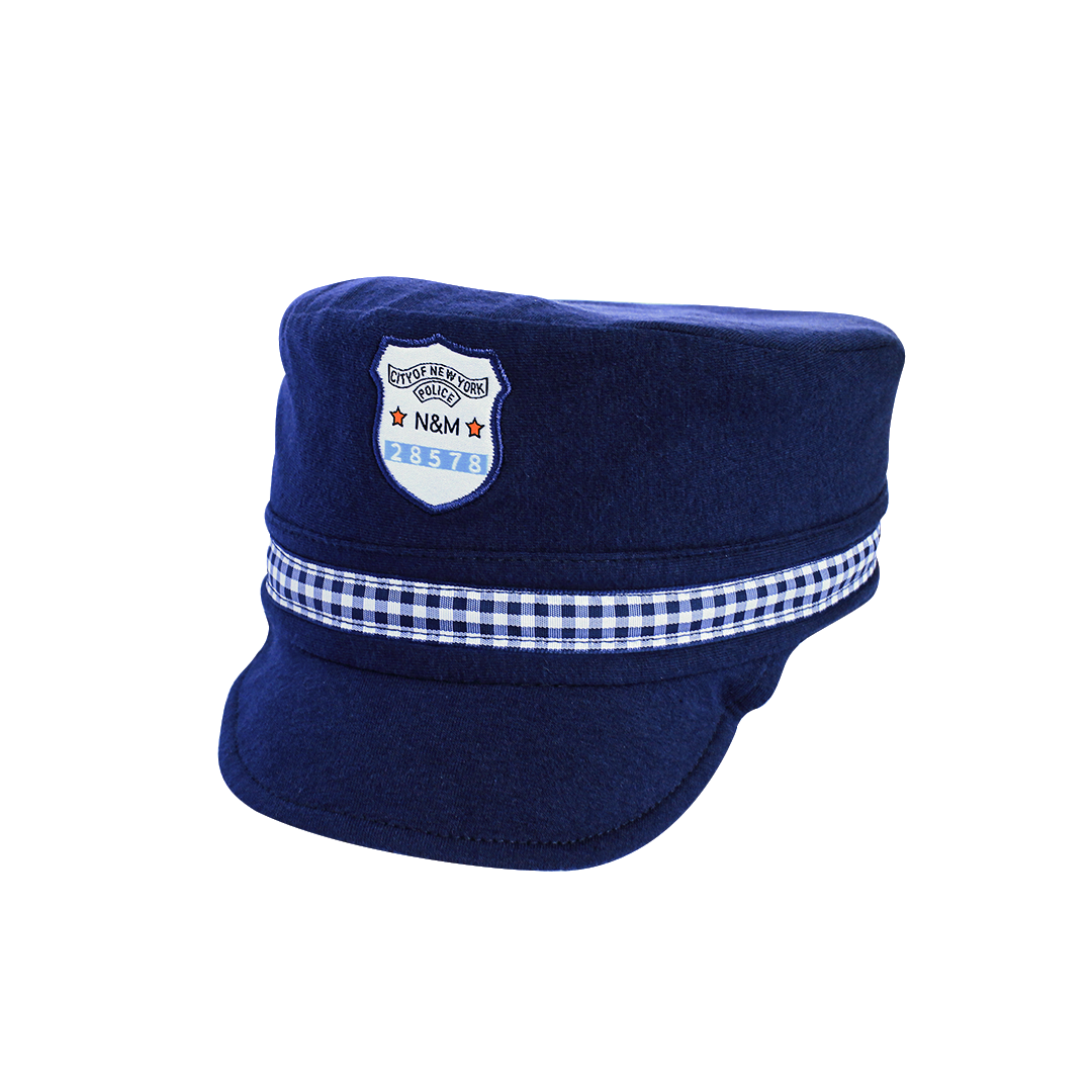 Little Crew Policeman Romper with Hat