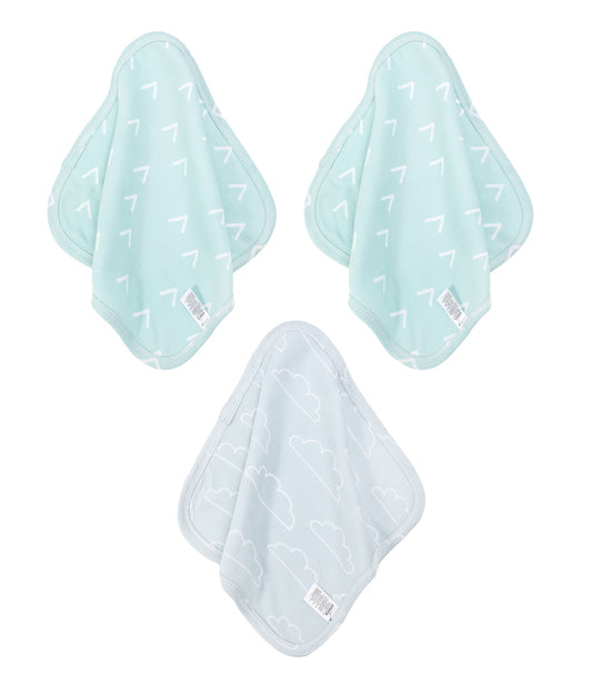 Infancie 3 Pieces Bamboo Face Washers (IT4726)