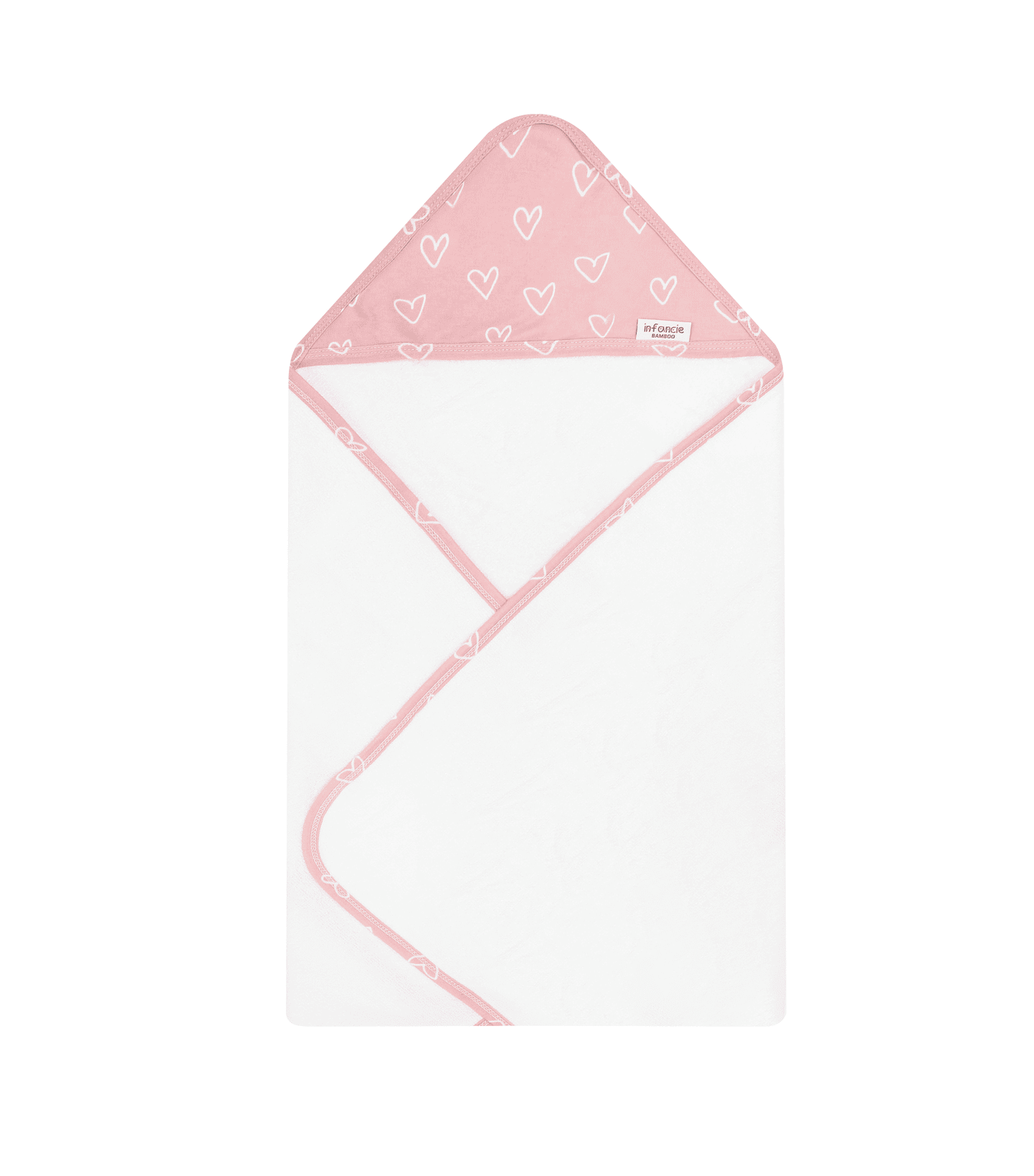 Infancie Bamboo Hooded Towel - Pink (IT4719)