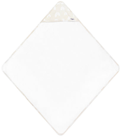 Infancie 2 Pieces Bamboo Hooded Towel (Grey & Beige/IT4721)