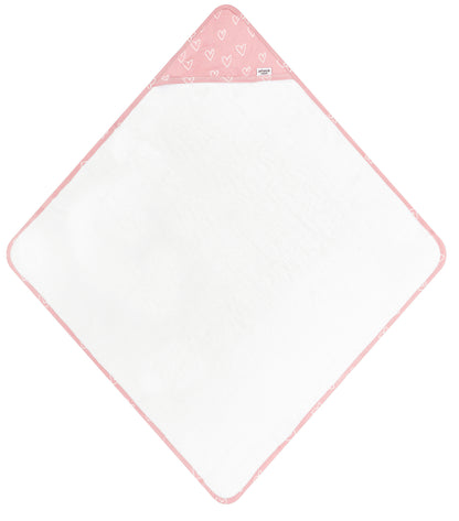 Infancie 2 Pieces Bamboo Hooded Towel (Pink & Rose/IT4722)