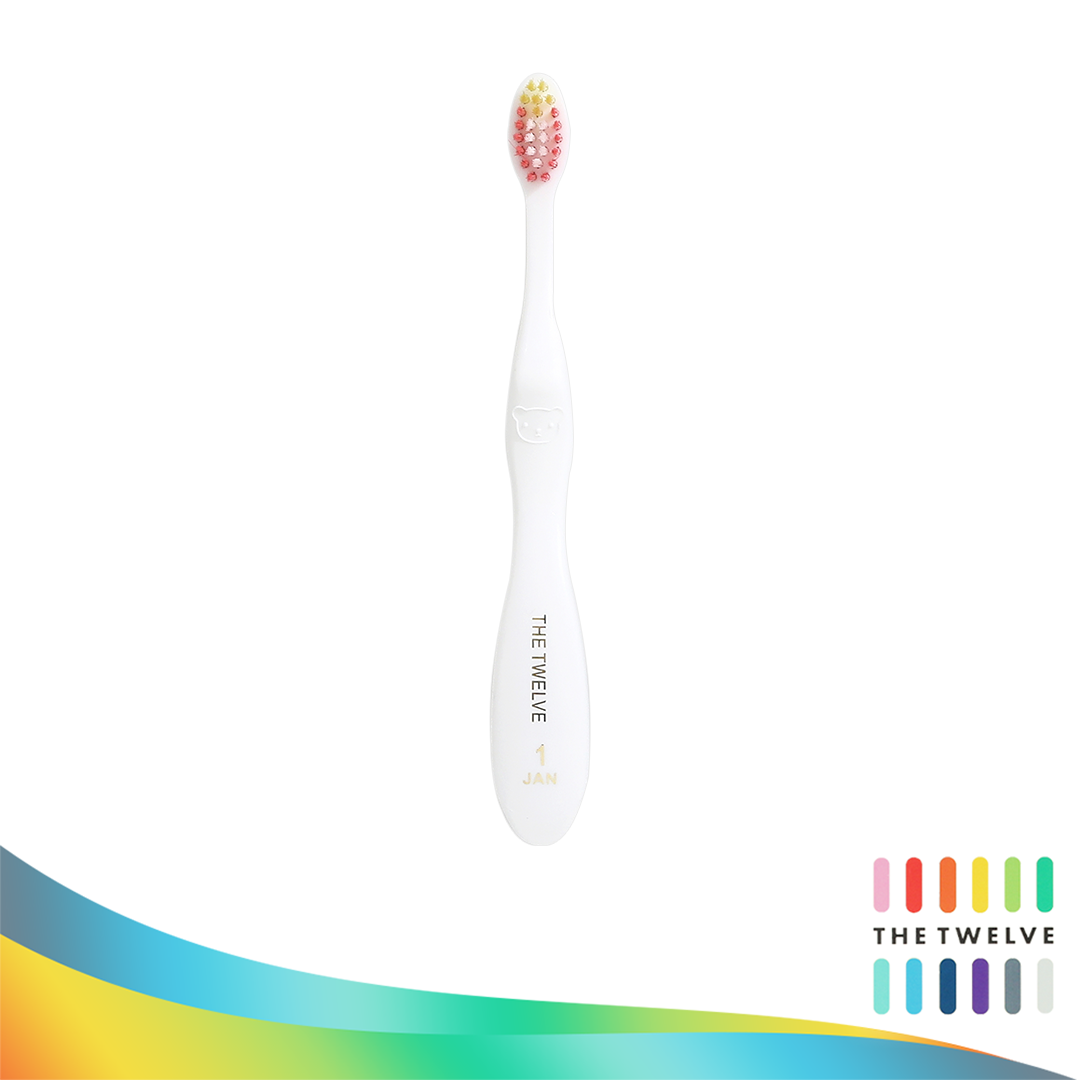 The Twelve Kids Toothbrush in Pastel Color 1 piece (Ages 3+)