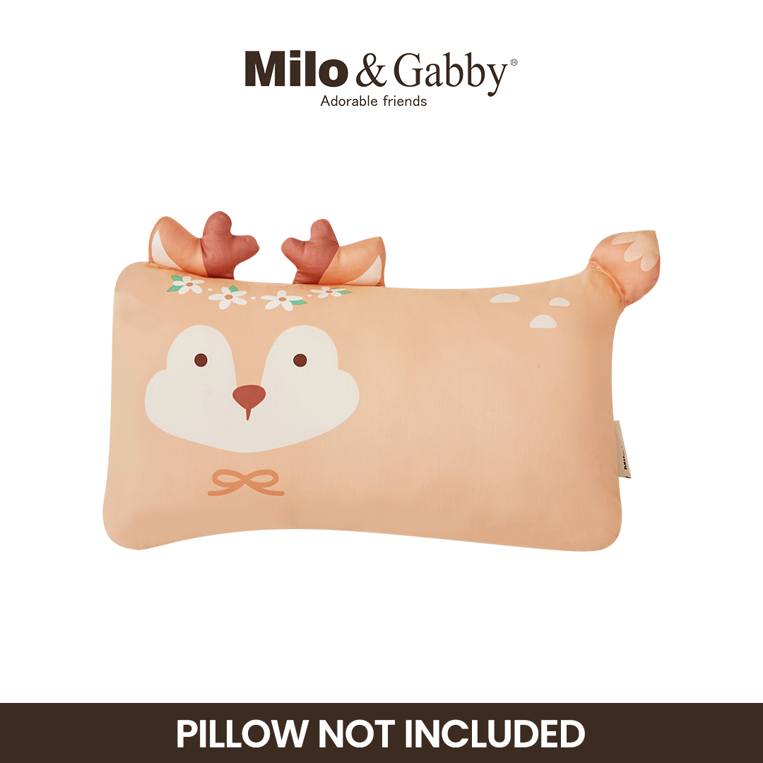 Milo & Gabby Mini Pillow Case - Bambi