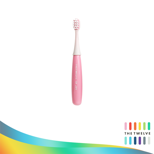 The Twelve Toddler Toothbrush in Pastel Color 1 piece (1-3 years old)