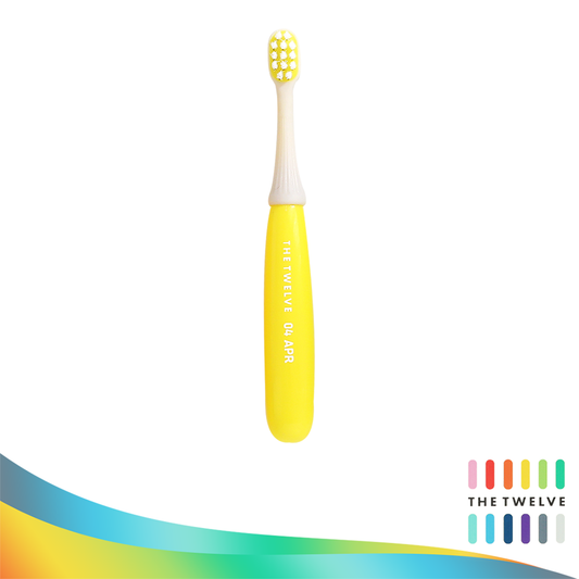 The Twelve Toddler Toothbrush in Pastel Color 1 piece (1-3 years old)