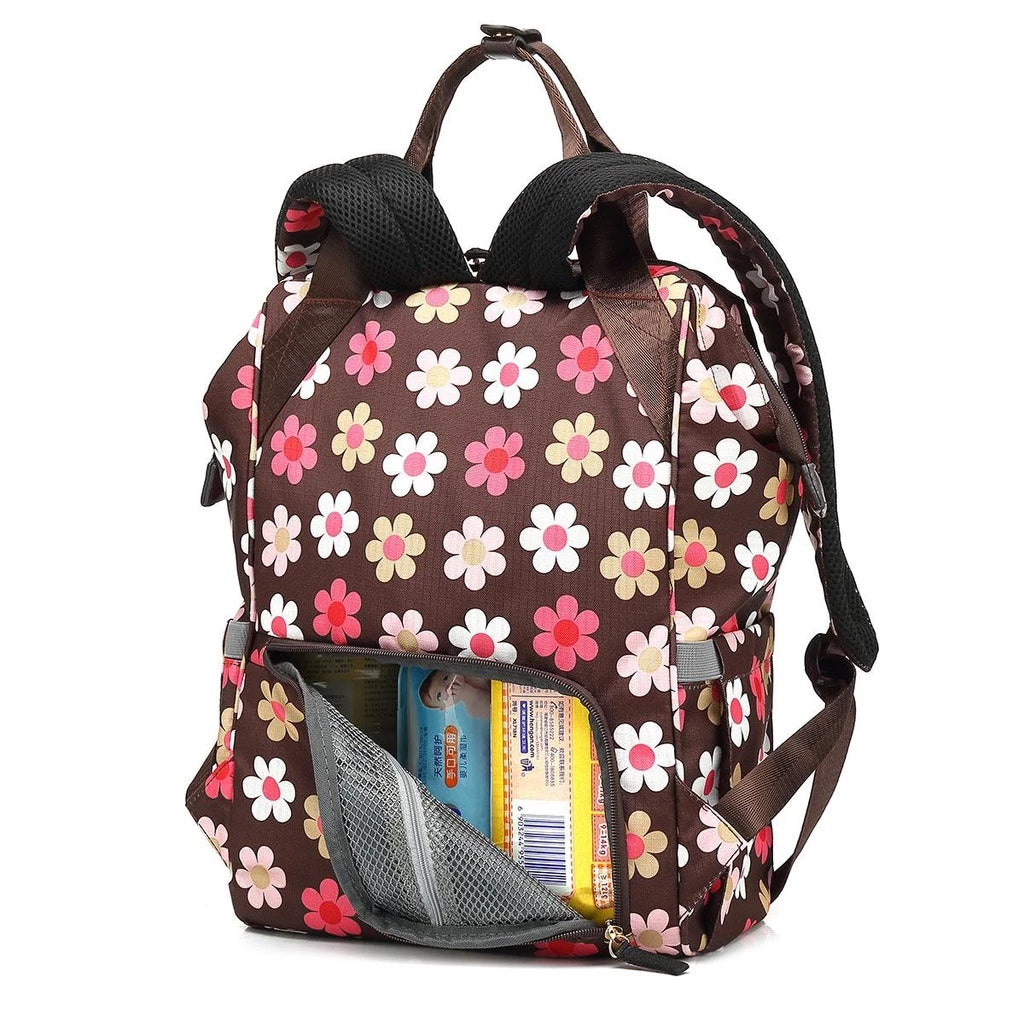 Colorland Bolide Baby Changing Backpack (BP156-D/Floral)