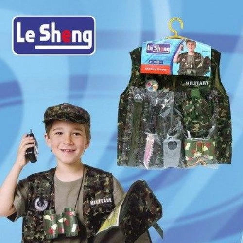 Le Sheng Community Helper Military Forces Dress-Up Kids Costume Set (0953)