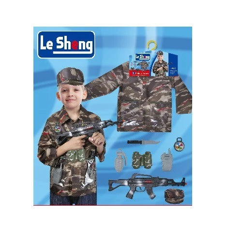 Le Sheng Military Forces Dress-Up Kids Costume Set (0953-4)