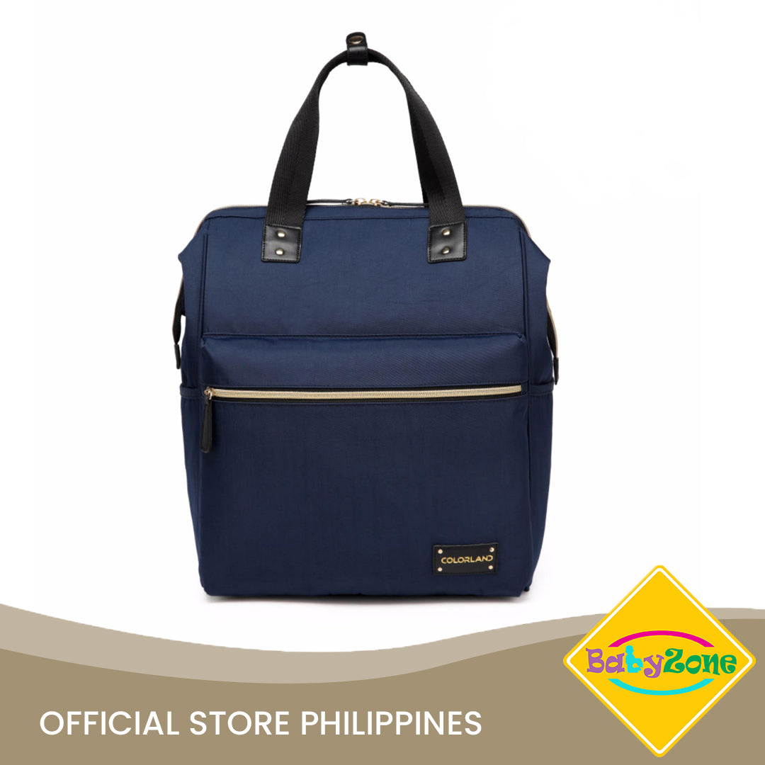 Colorland Zara Baby Changing Backpack (BP124-F/Navy Blue)