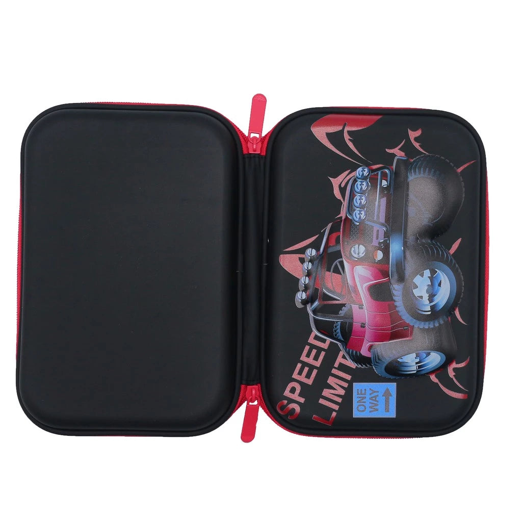 3D Pencil Case EVA Hard Top Shell Monster Truck PC80