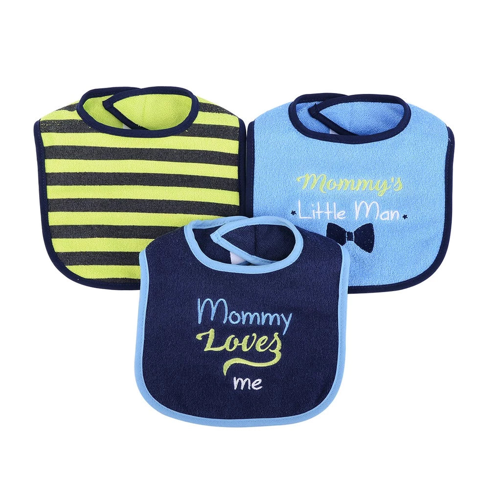 Luvable Friends Drooler Bib 3pcs Mommy Loves Me 01734