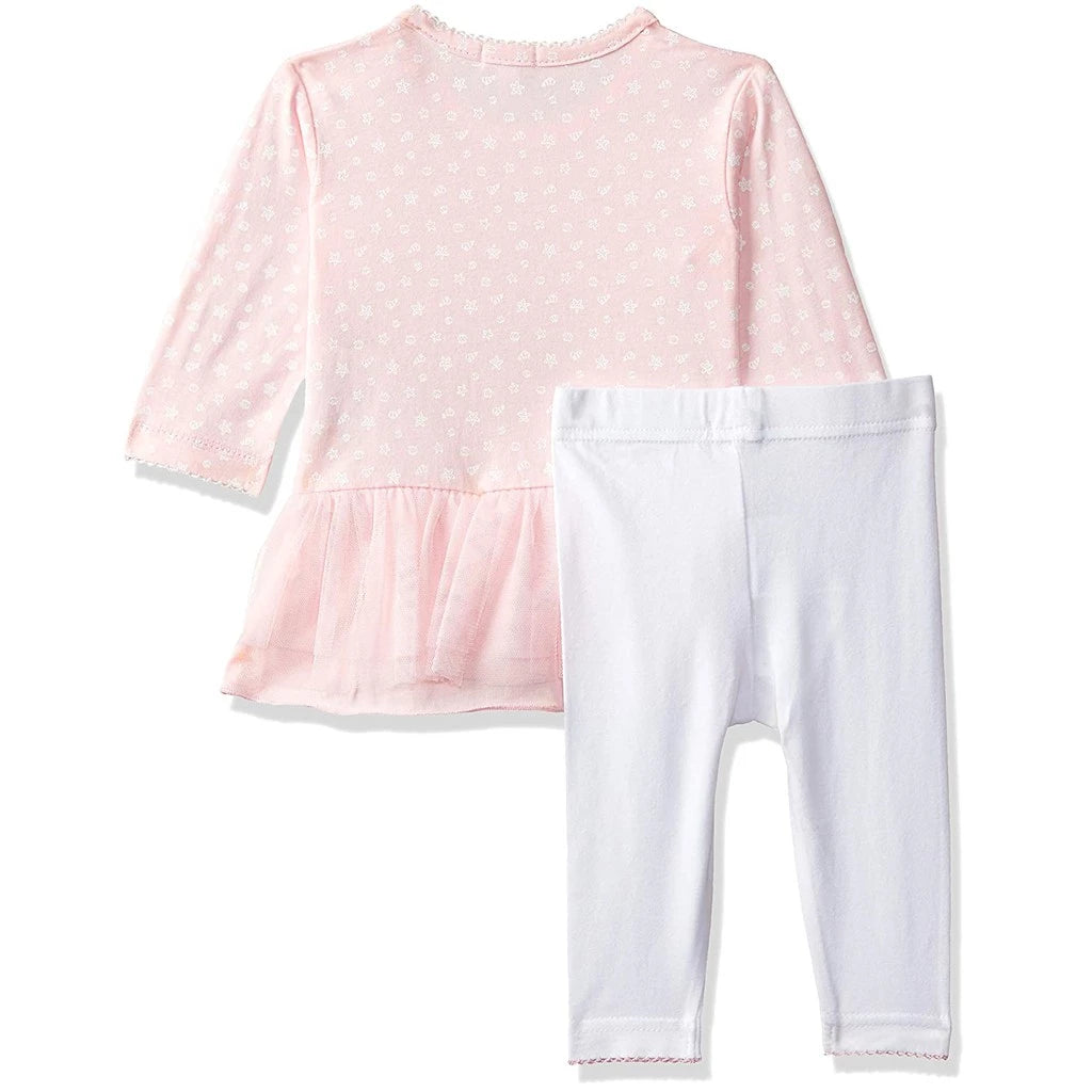 Mother's Choice 3 Piece Baby Dress and Legging Set (IT8650-Pink)