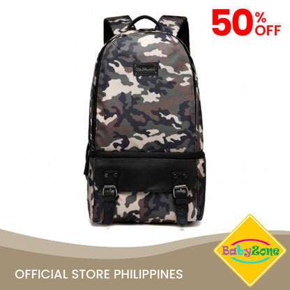 Colorland Ivan Lunch Diaper Backpack with Cooler 50% Off (BP126-B/ Camouflage)