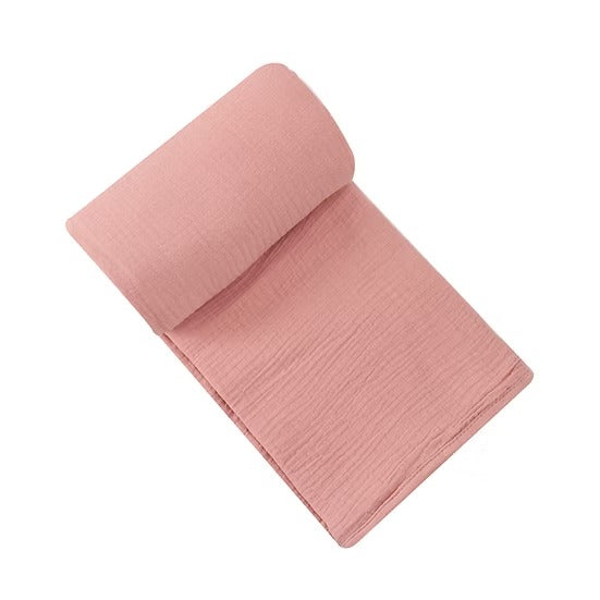 Infancie Muslin Double Sided Muslin Blanket - Rose