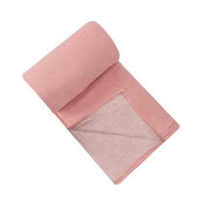 Infancie Muslin Double Sided Muslin Blanket - Rose