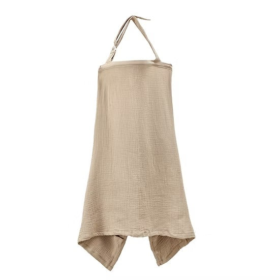 Infancie Organic Muslin Nursing Cover with Storage Pouch
