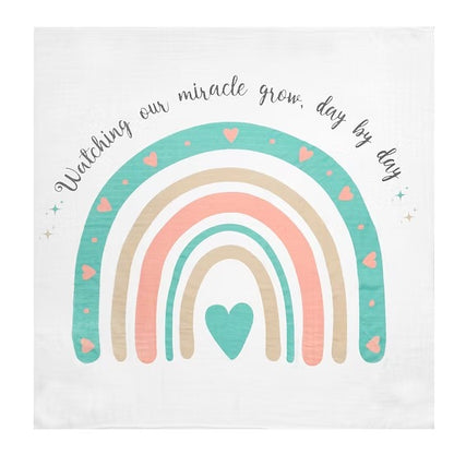 Infancie Milestone Bamboo Blanket and Card Set (IT5267)