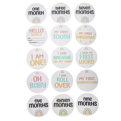 Infancie Milestone Bamboo Blanket and Card Set (IT5267)