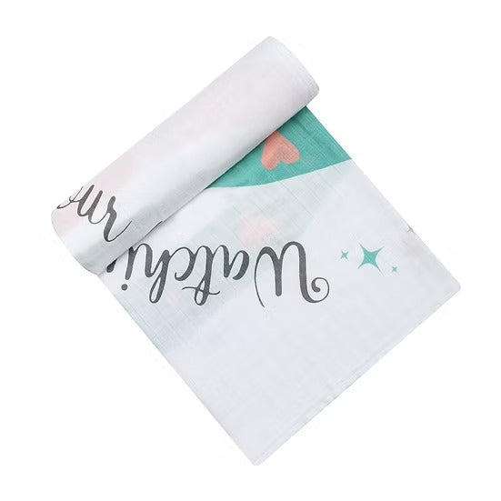 Infancie Milestone Bamboo Blanket and Card Set (IT5267)