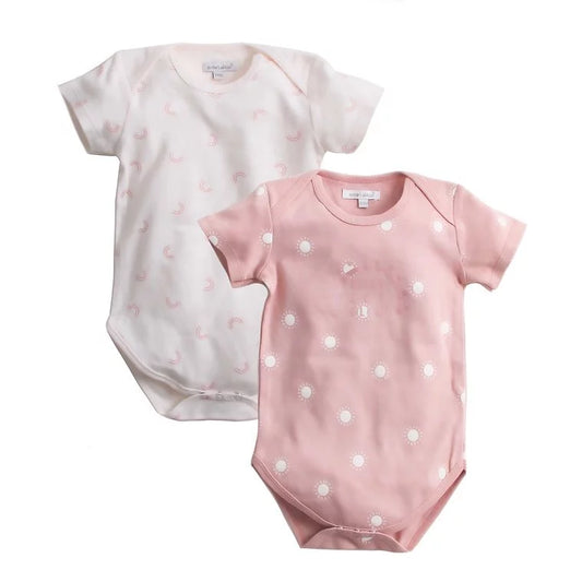 Mother's Choice 2 Pack Short Sleeves Onesie (IT11015/Ready Set Glow)