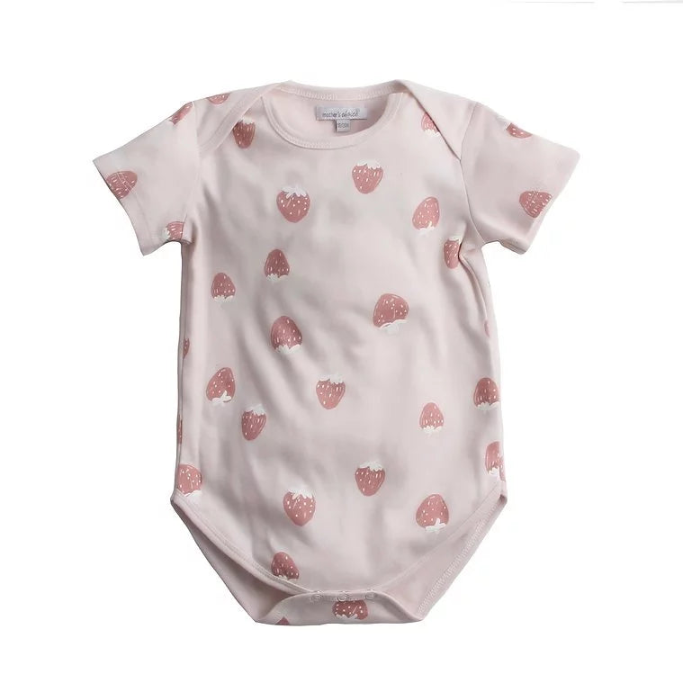 Mother's Choice 2 Pack Short Sleeves Onesie (IT11032/Berry Sweet)