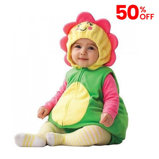Baby Animal Costume Flower 2-Piece Set (50% Off)