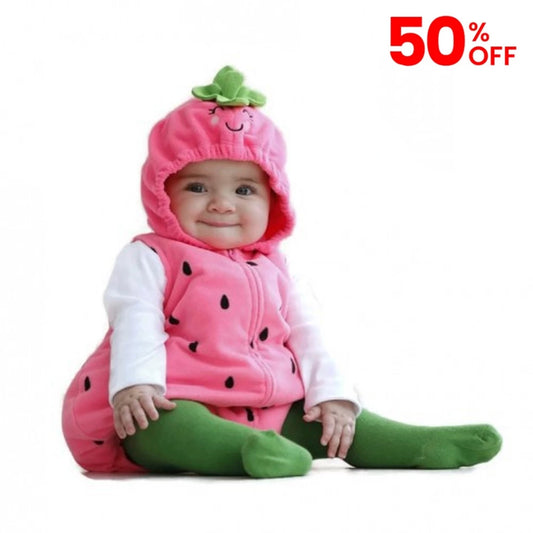 Baby Animal Costume Strawberry 2-Piece Set (50% Off) - 24M
