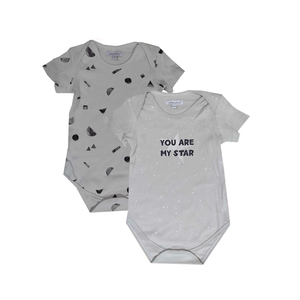 Mother's Choice 2 Pack Short Sleeves Onesie (IT11023/You Are My Star)