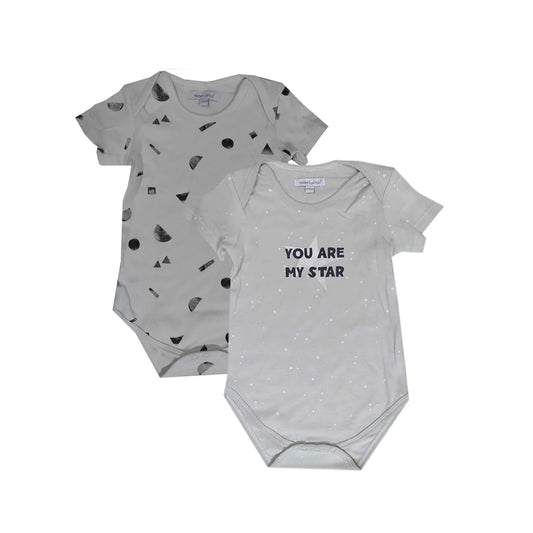 Mother's Choice 2 Pack Short Sleeves Onesie (IT11023/You Are My Star)