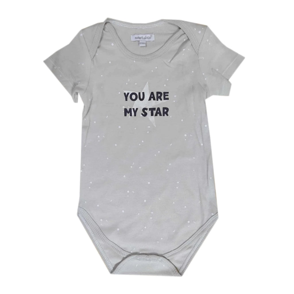Mother's Choice 2 Pack Short Sleeves Onesie (IT11023/You Are My Star)